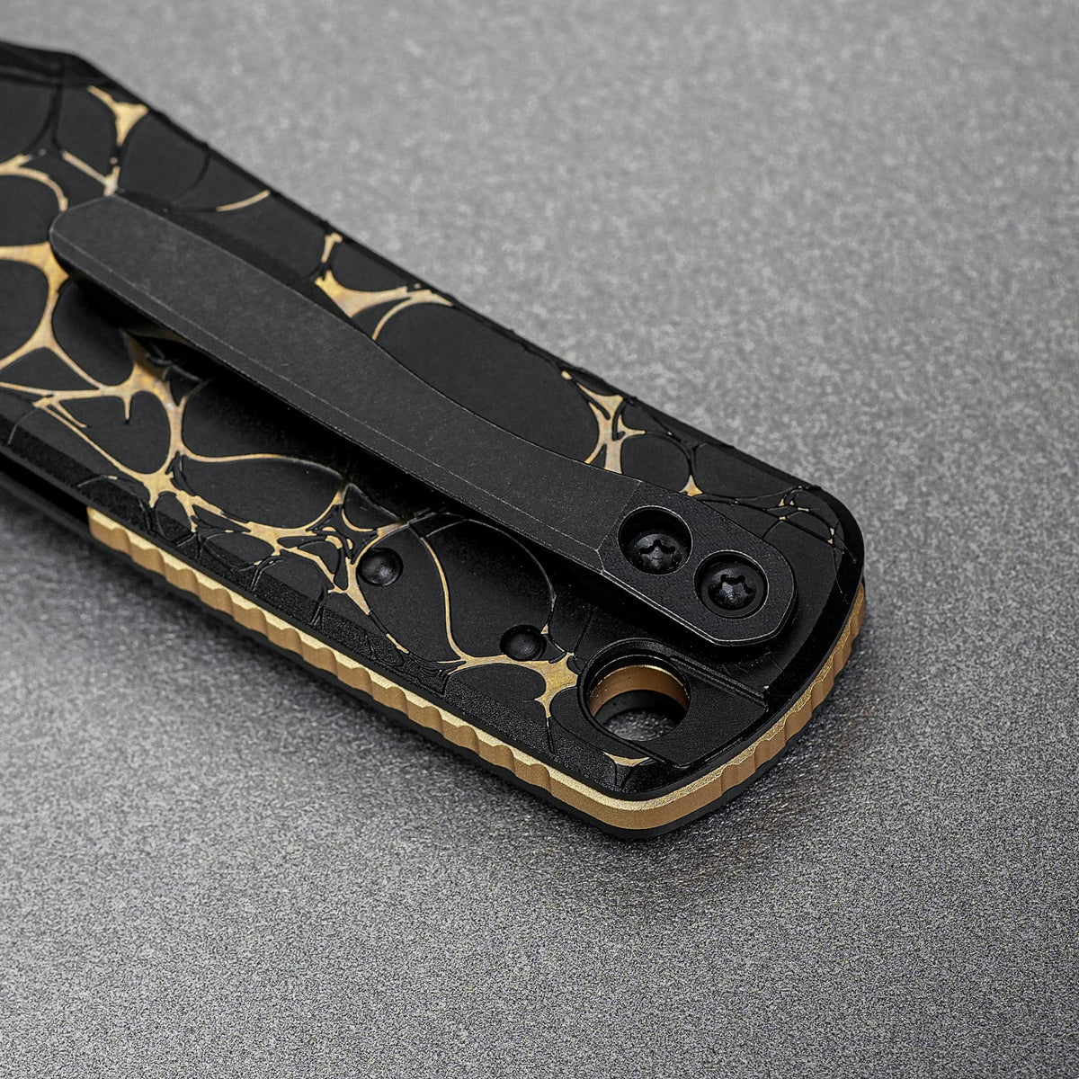 Porcupine TiSlim | Black & Gold Ti + Blackwash S90V - A4815