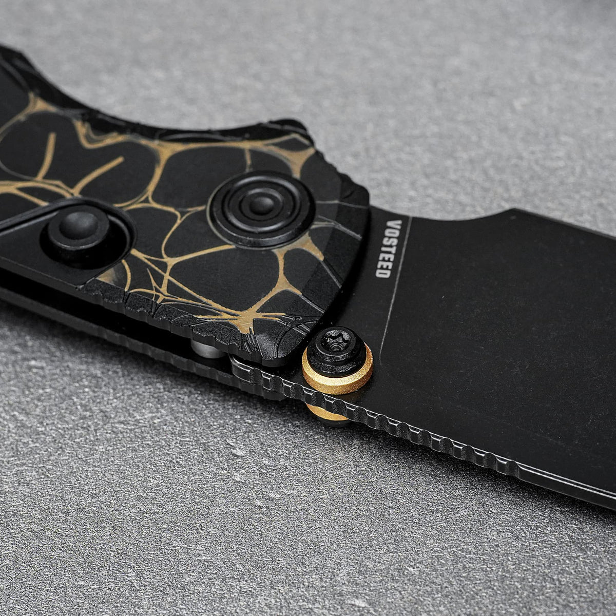 Porcupine TiSlim | Black & Gold Ti + Blackwash S90V - A4815