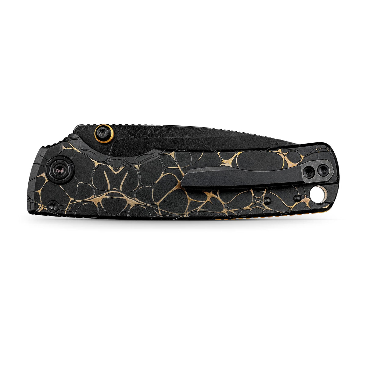 Porcupine TiSlim | Black & Gold Ti + Blackwash S90V - A4815