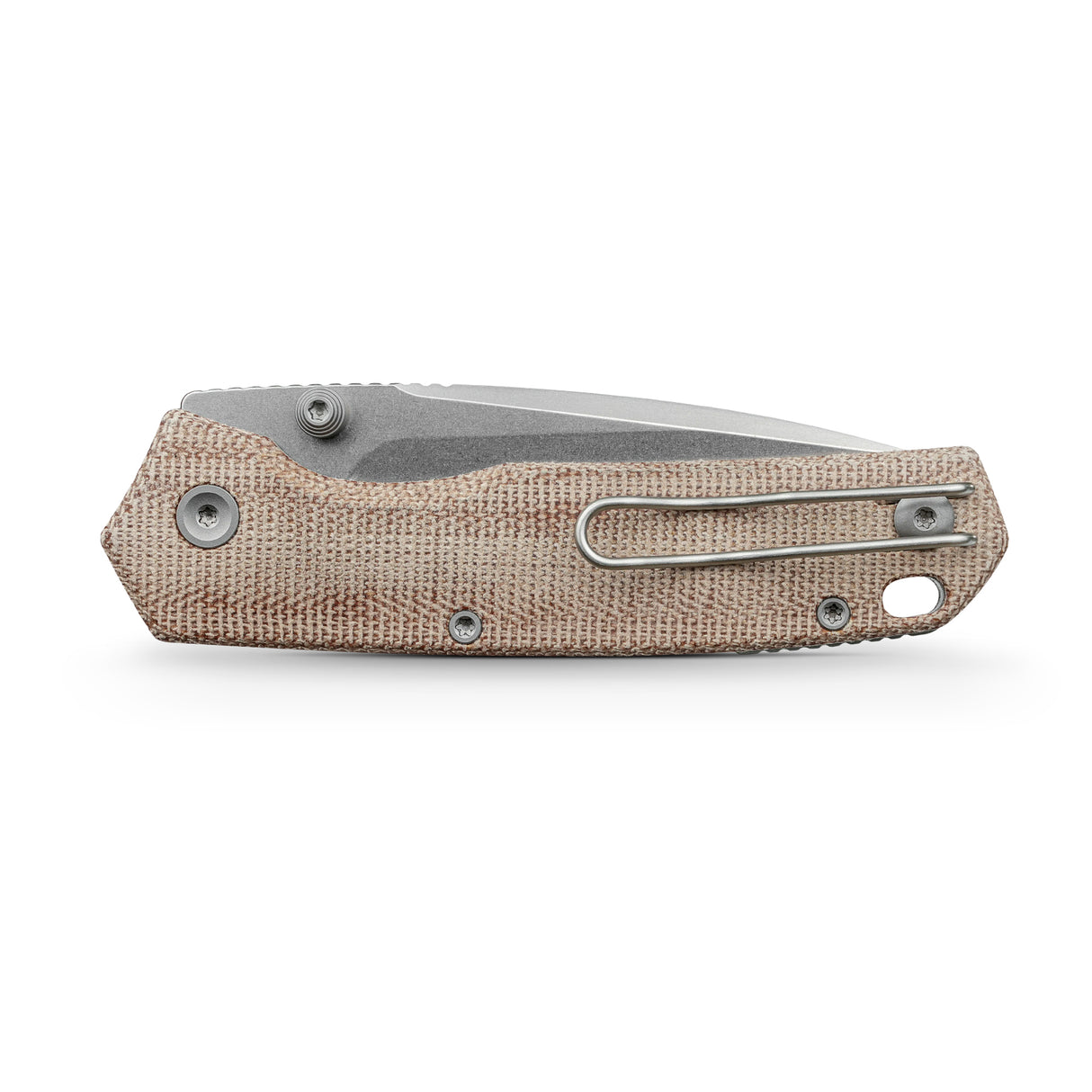 Psyop 299 | Natural Norplex UltreX Micarta™ + Stonewash S35VN - A2229