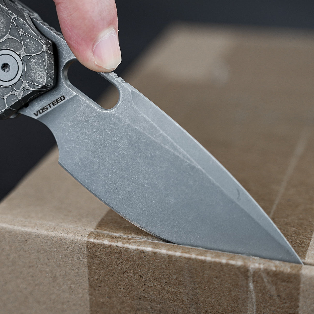 Psyop | Acid Etched Dim Gray Titanium + Elmax - A2222