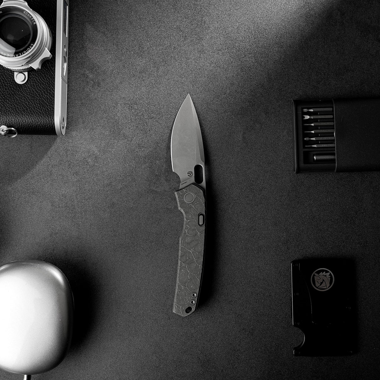 Psyop | Acid Etched Dim Gray Titanium + Elmax - A2222