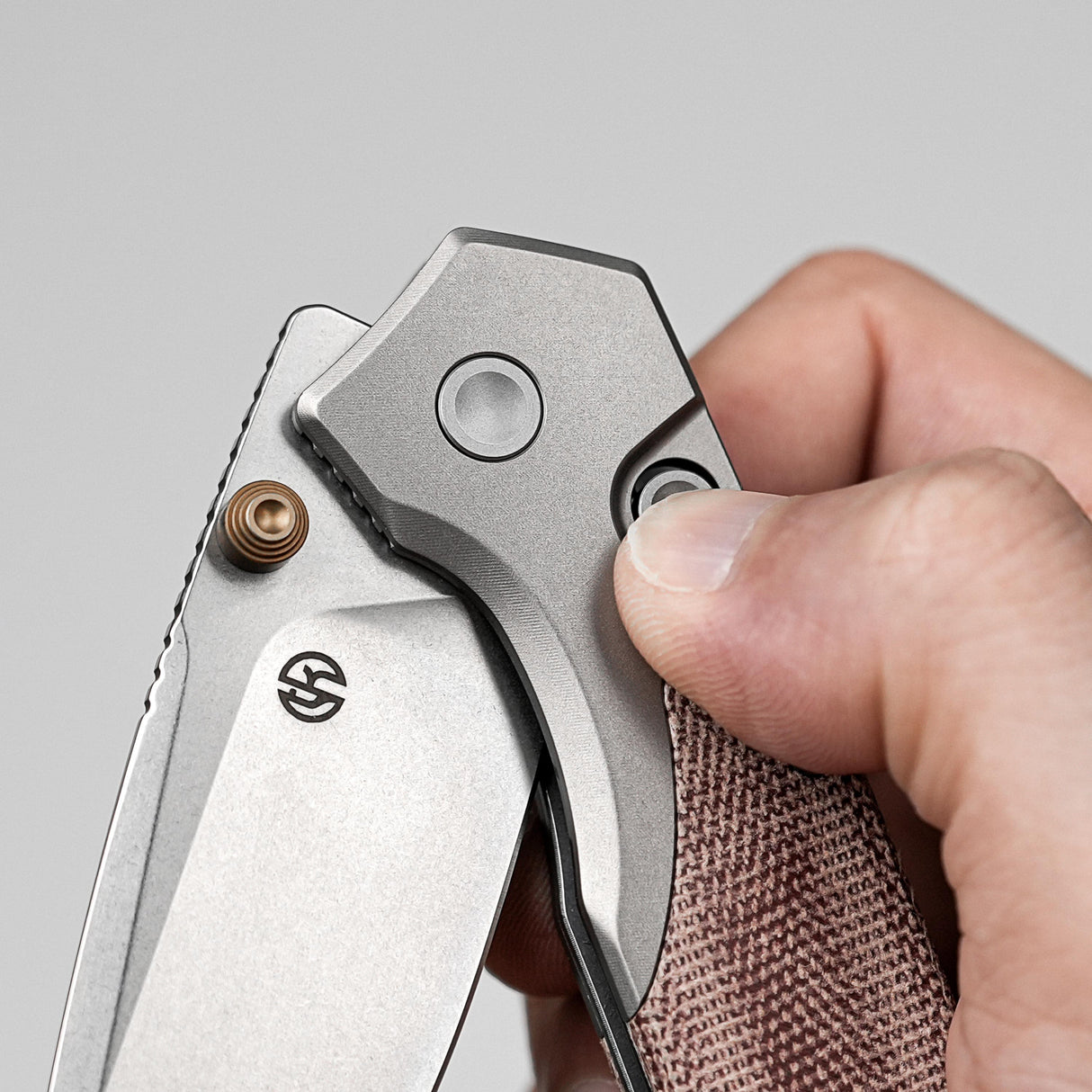 Psyop 299 | Red Micarta + Stonewashed S35VN - A2217