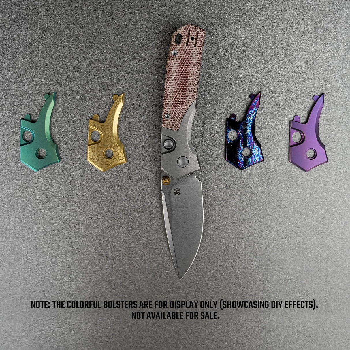 Psyop 299 | Red Micarta + Stonewashed S35VN - A2217