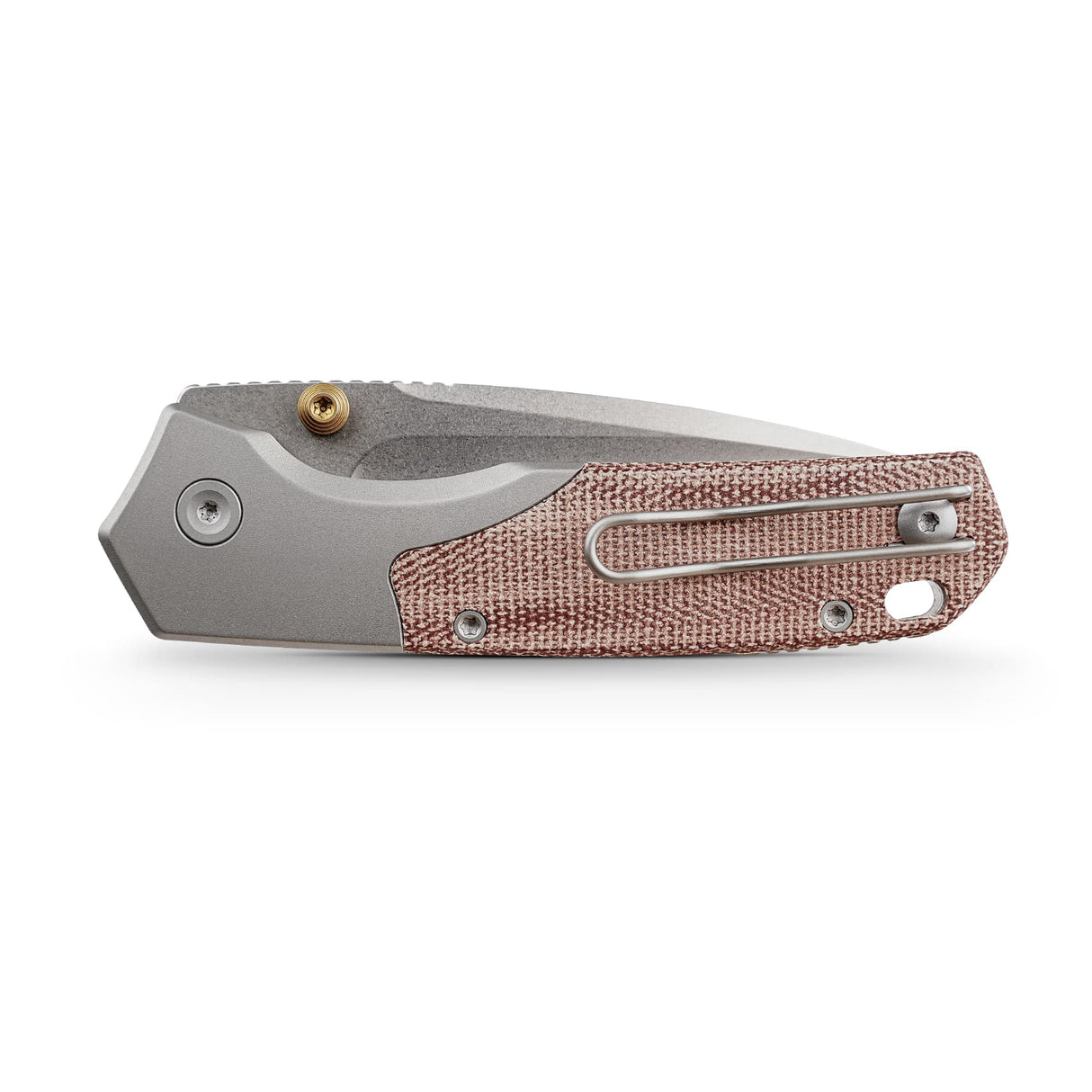 Psyop 299 | Red Micarta + Stonewashed S35VN - A2217