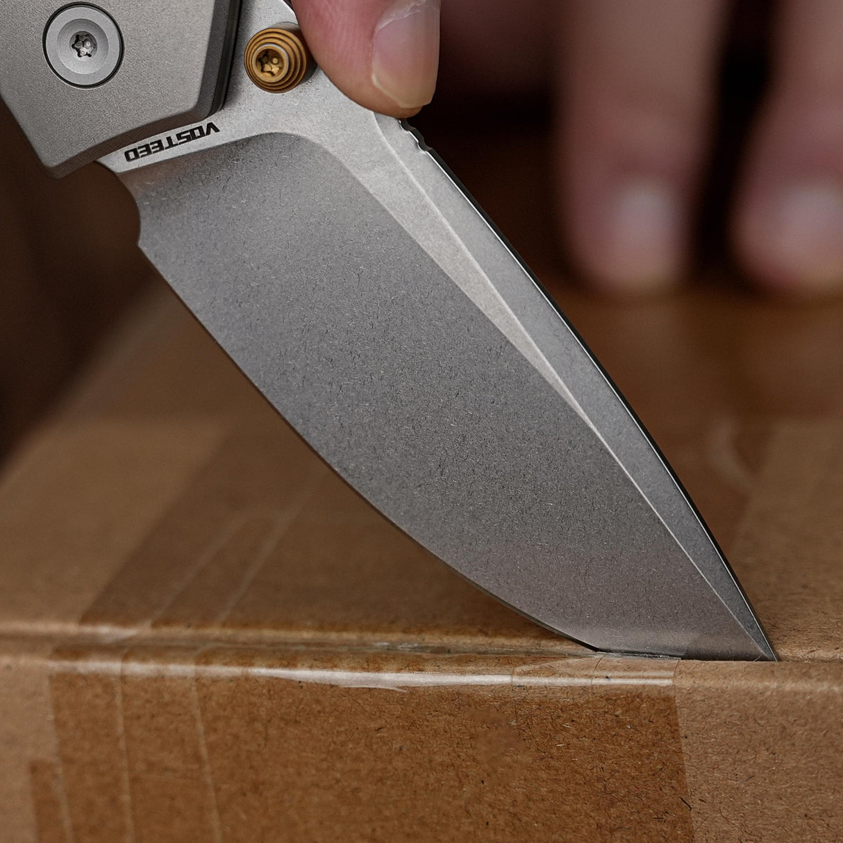 Psyop 299 | Red Micarta + Stonewashed S35VN - A2217