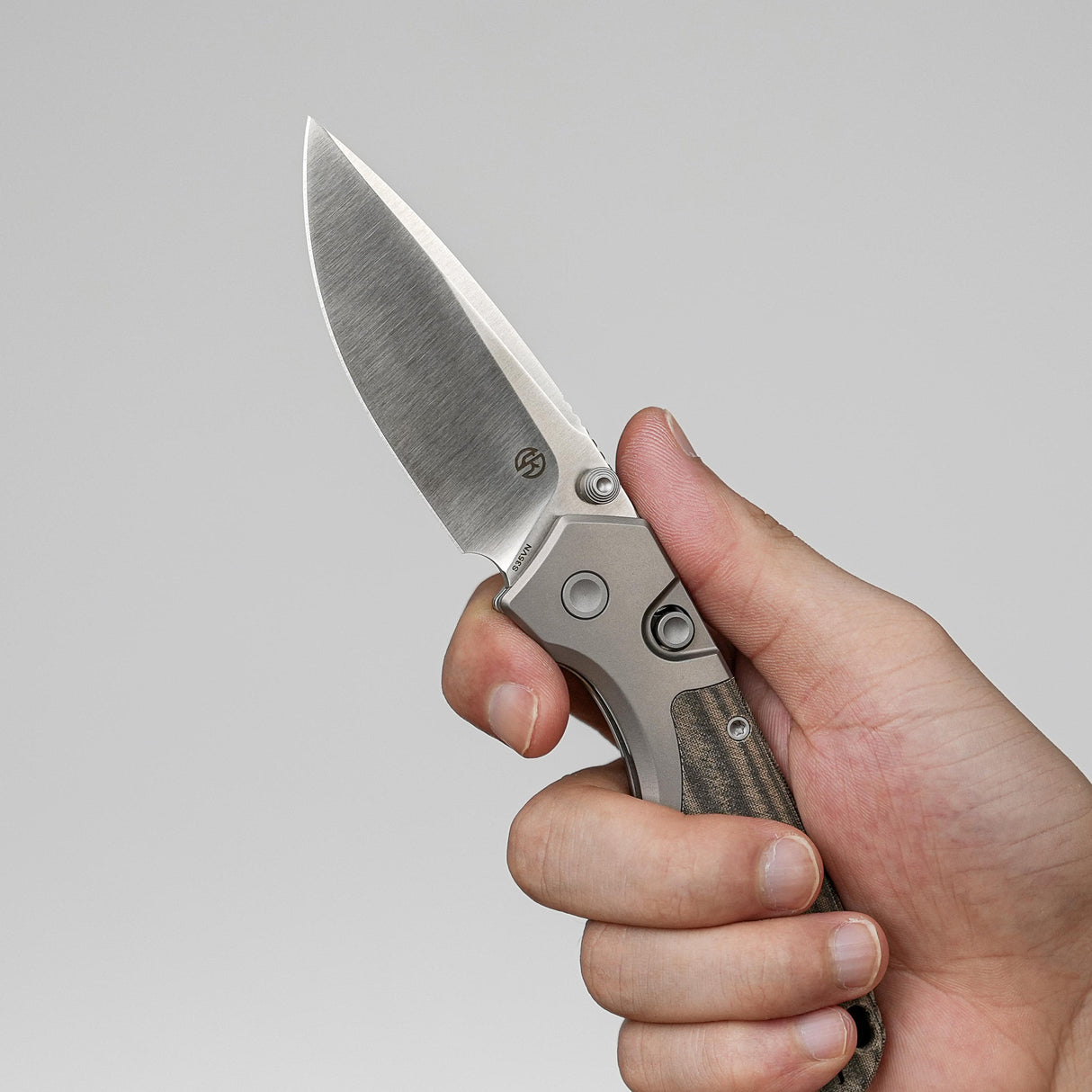 Psyop 299 | Green Micarta + Satin S35VN - A2218