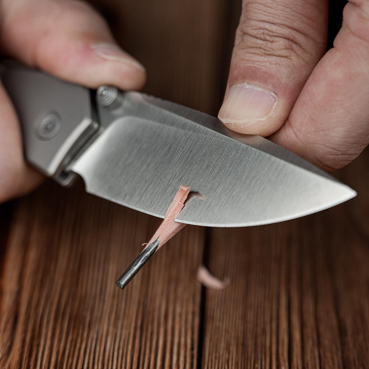 Psyop 299 | Green Micarta + Satin S35VN - A2218