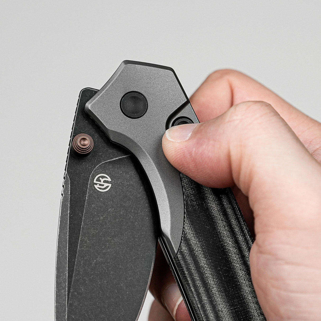 Psyop 299 | Black Micarta + Stonewash S35VN - A2219