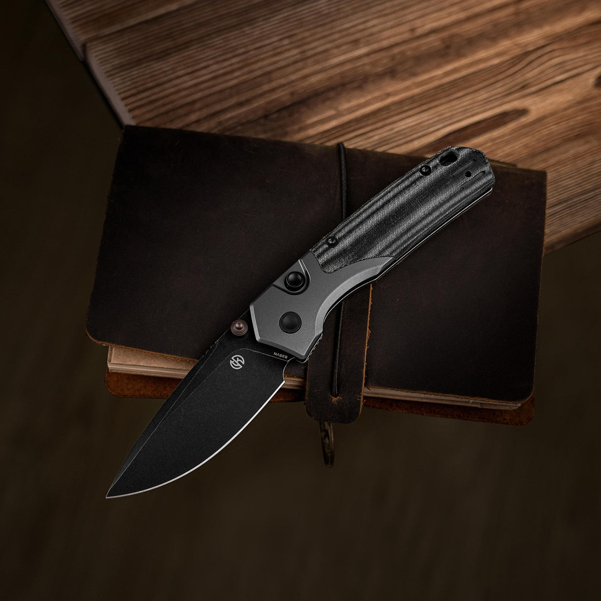 Psyop 299 | Black Micarta + Stonewash S35VN - A2219