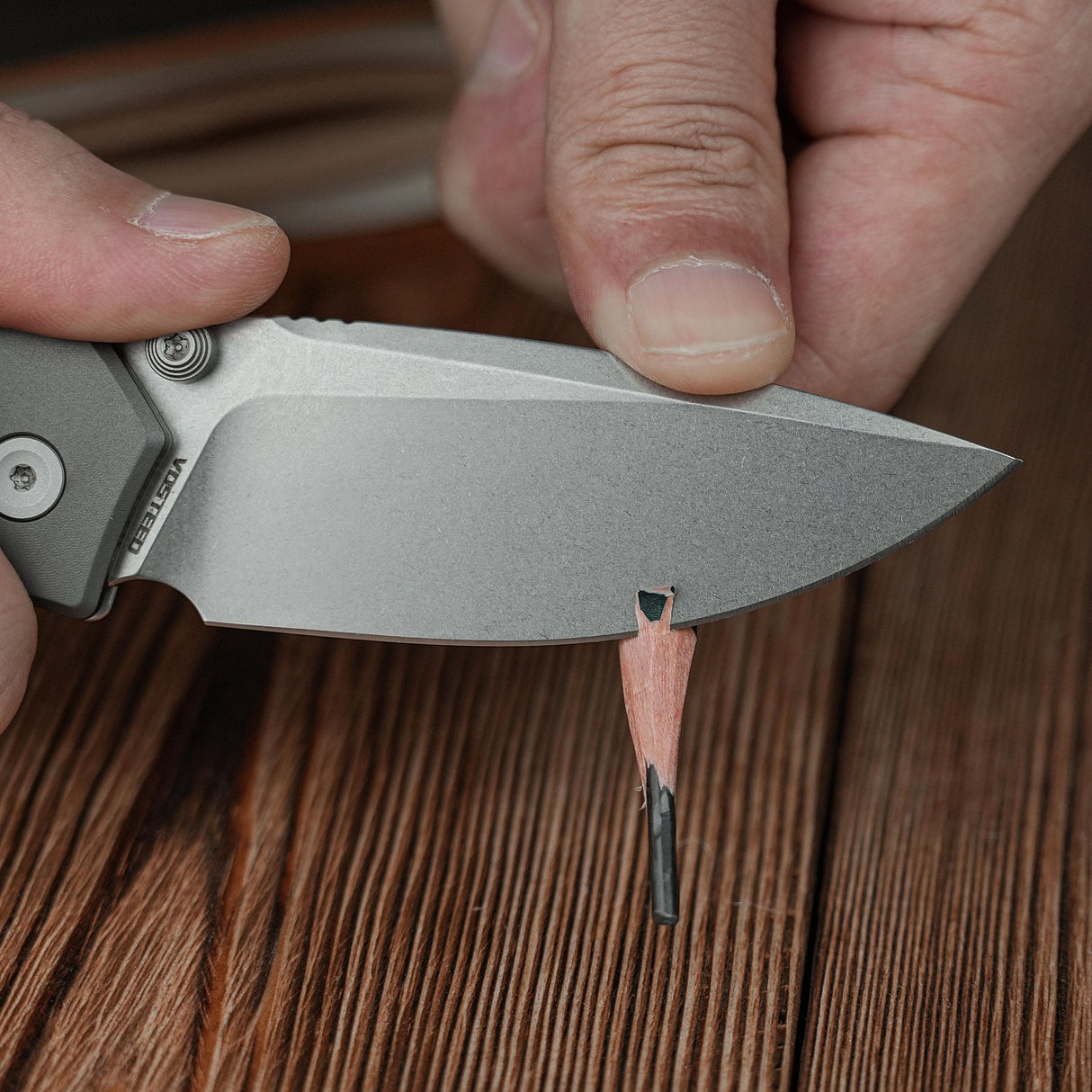 Psyop 299 | Green Micarta + Stonewash S35VN - A2220