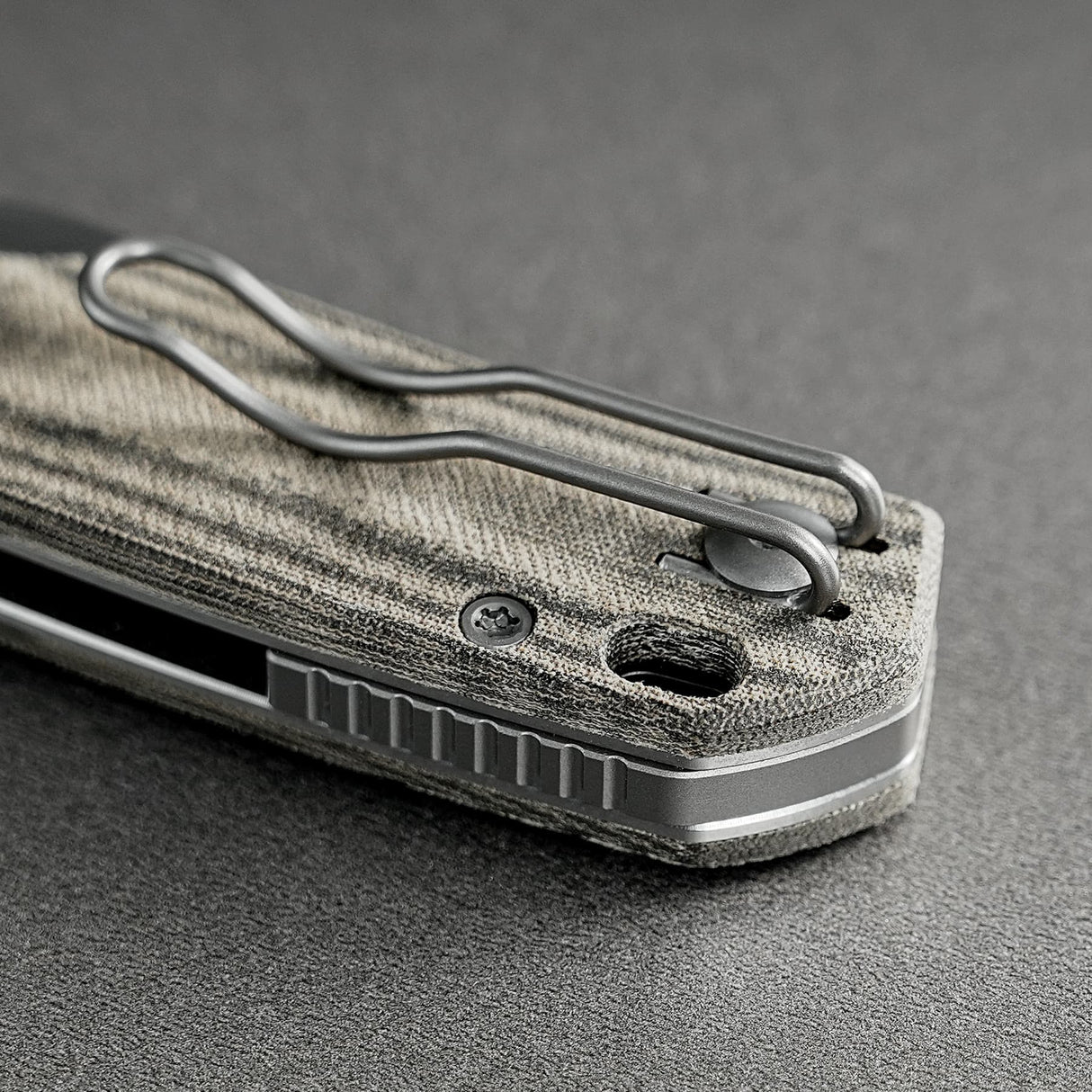 Psyop 299 | Green Micarta + Stonewash S35VN - A2220