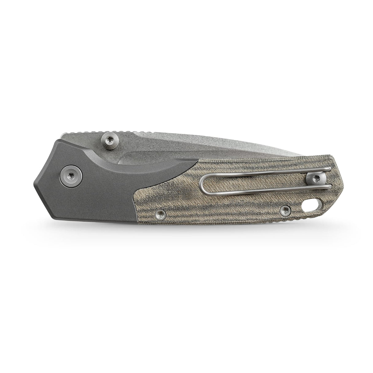 Psyop 299 | Green Micarta + Stonewash S35VN - A2220