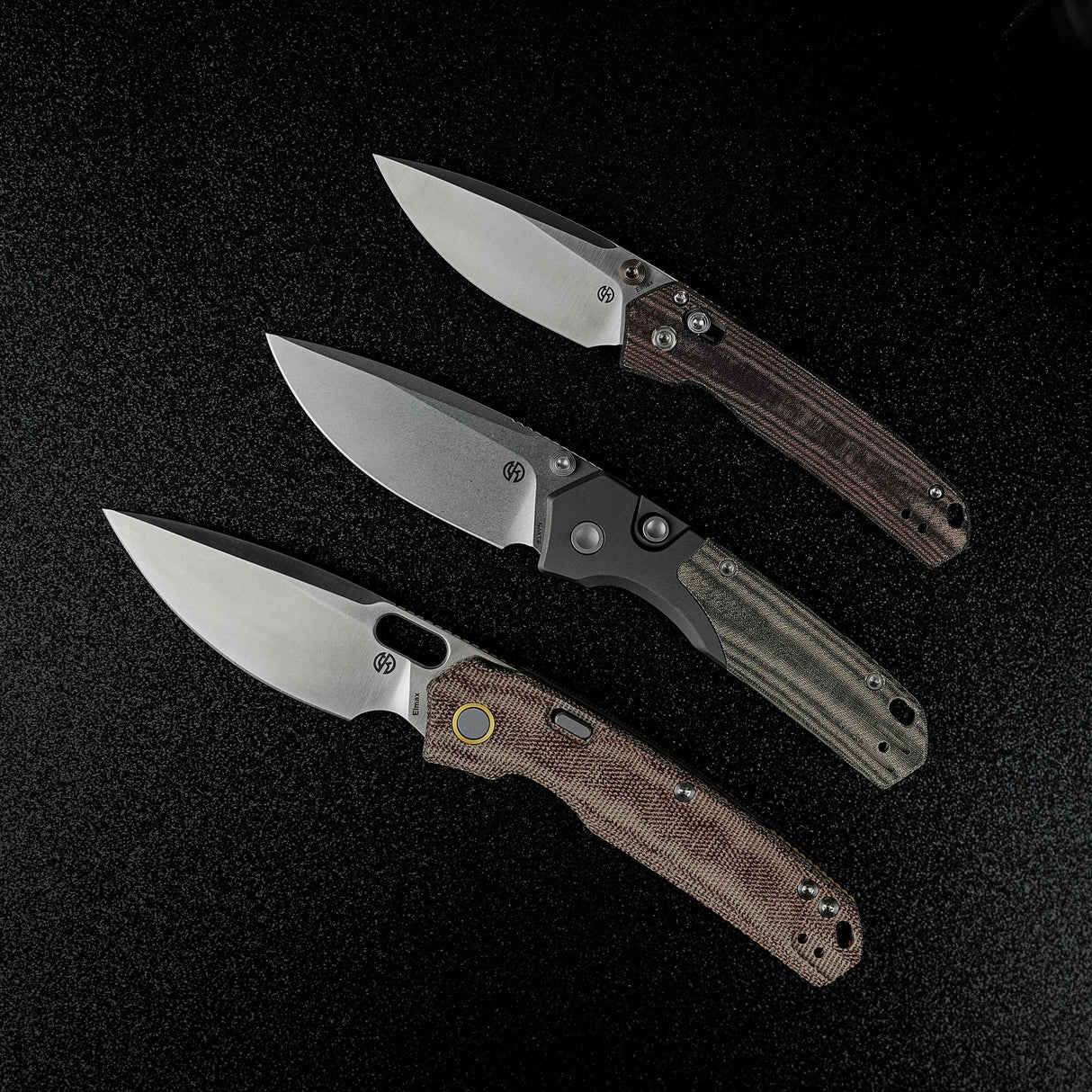 Psyop 299 | Green Micarta + Stonewash S35VN - A2220