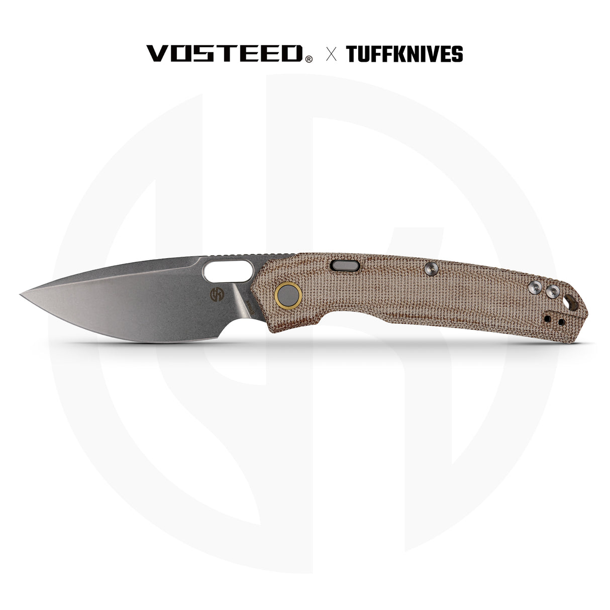 Psyop | Natural Norplex UltreX™ Micarta + Stonewash Elmax - A2210