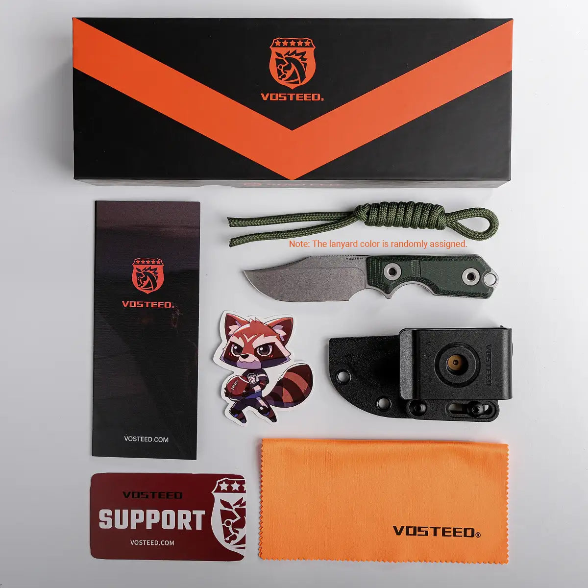 Quokka - Fixed Blade | Green Micarta + 14C289 - D0601