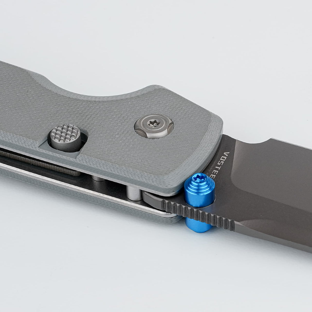 Raccoon 2.0- Top Liner Lock | Grey G10 + Destroyer Grey 14C28N Bowie - A2918