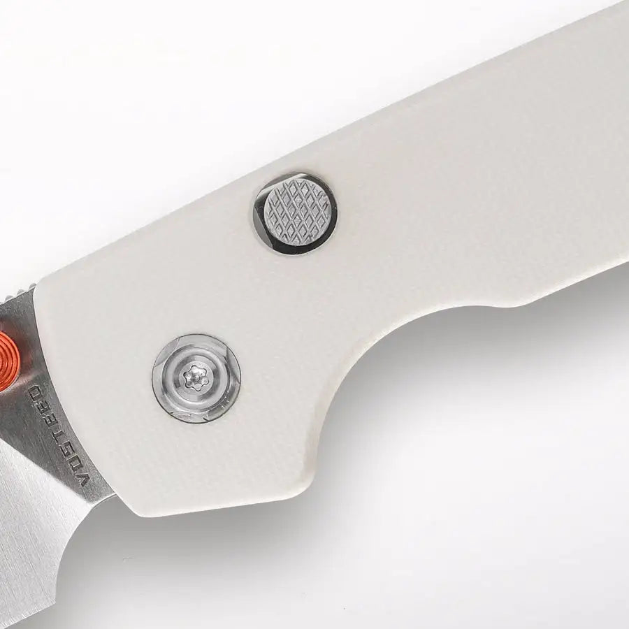 Raccoon - Top Liner Lock | White G10 + 14C28N Bowie - A2912