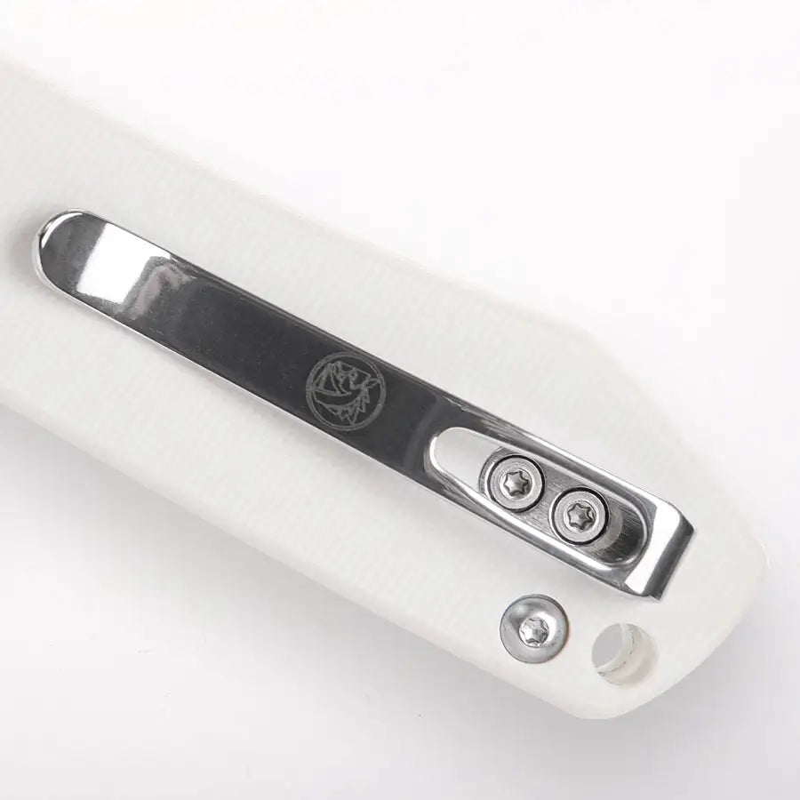 Raccoon - Top Liner Lock | White G10 + 14C28N Bowie - A2912