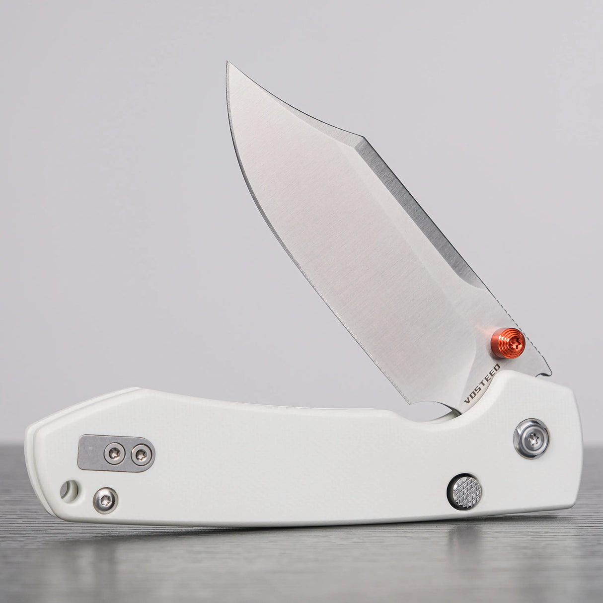 Raccoon - Top Liner Lock | White G10 + 14C28N Bowie - A2912