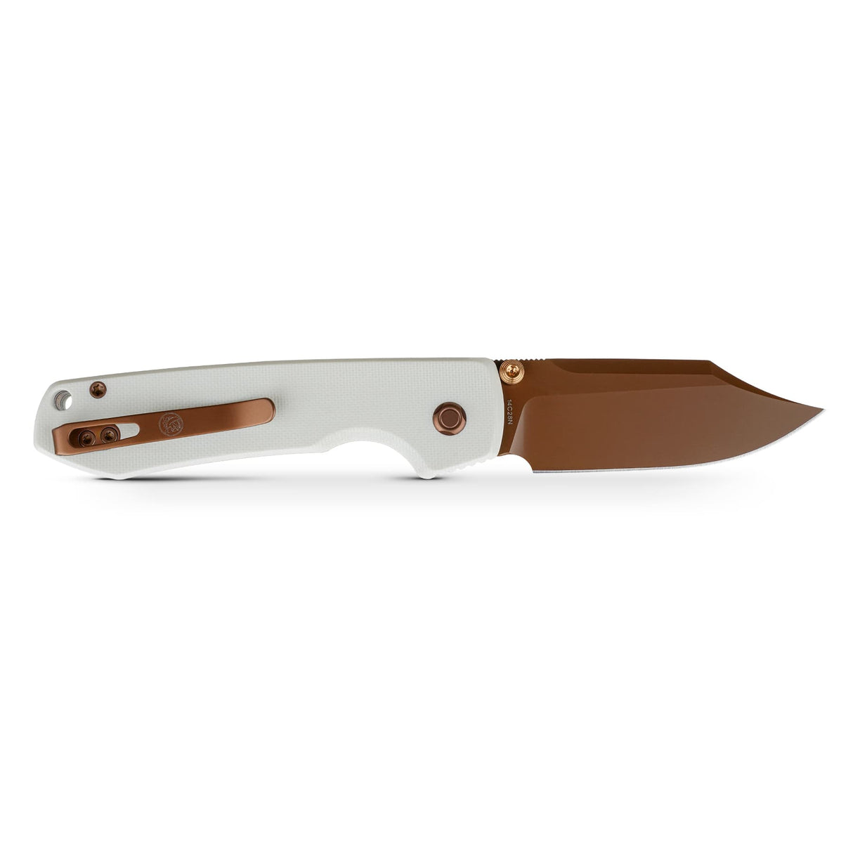 Raccoon 2.0 - Top Liner Lock | White G10 + 14C28N Bowie - A2925
