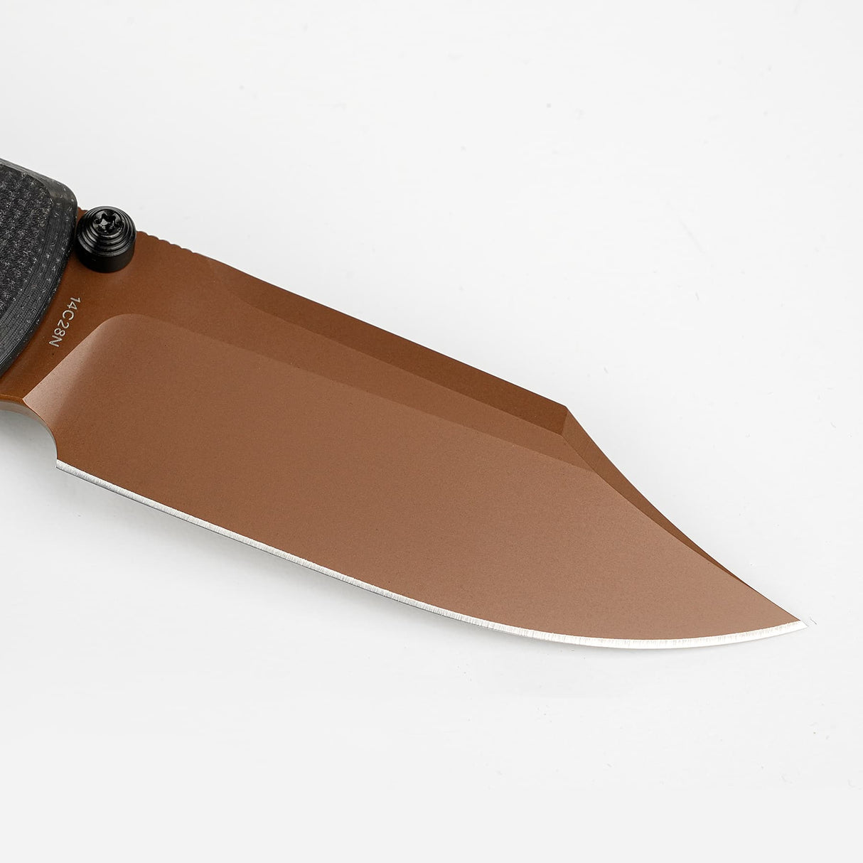 Raccoon 2.0 - Top Liner Lock | Black Micarta + 14C28N Bowie - A2926
