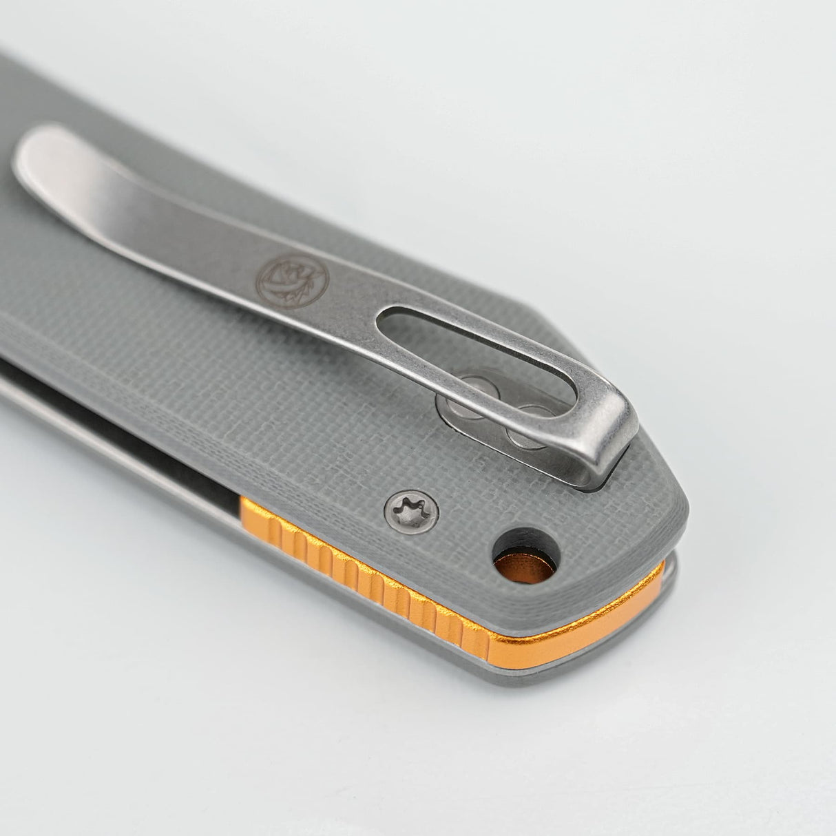 Raccoon 2.0 Top Liner Lock | Grey G10 + Stonewash 14C28N Sheepsfoot - A2930