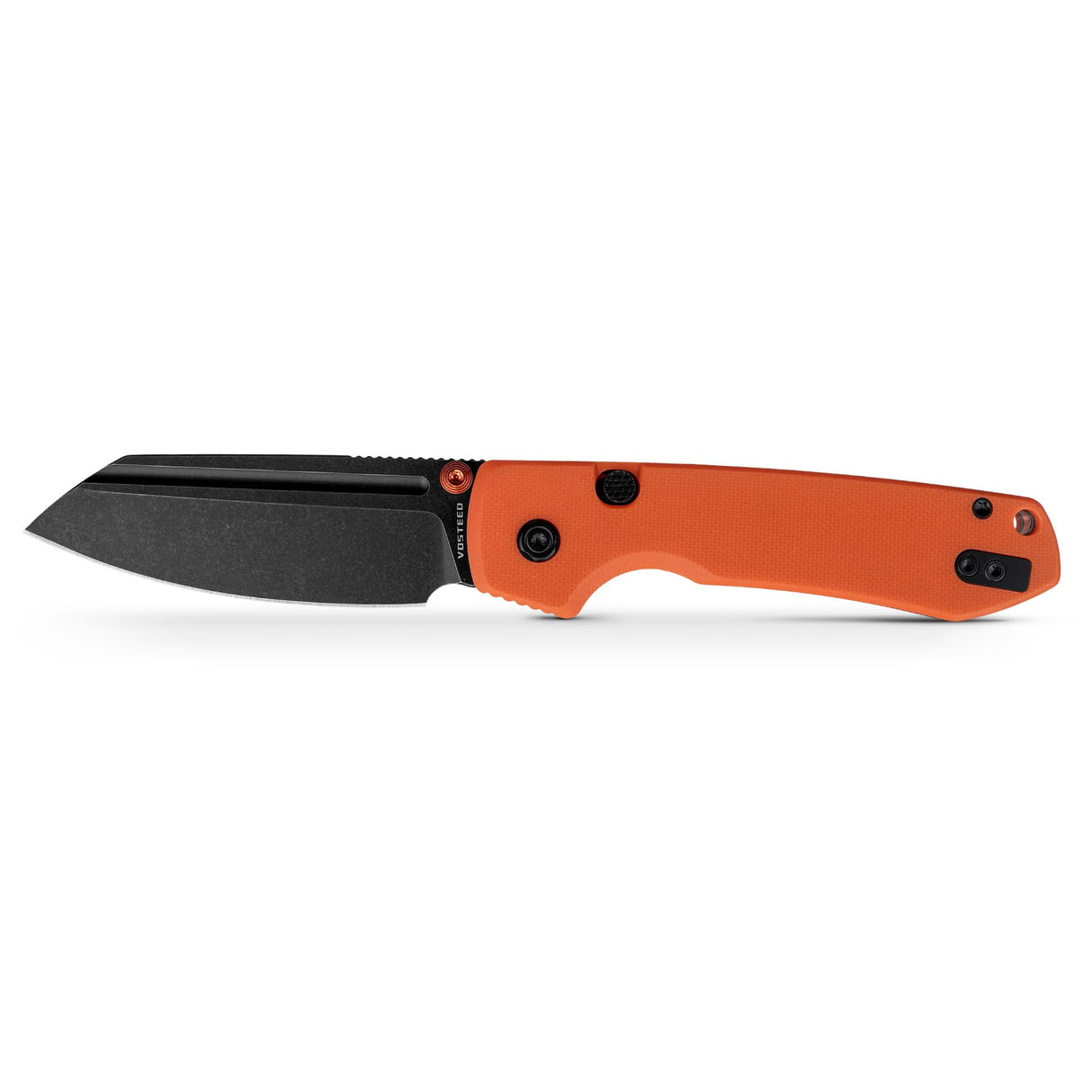 Raccoon 2.0 Top Liner Lock | Orange G10 + Blackwash 14C28N Sheepsfoot - A2931