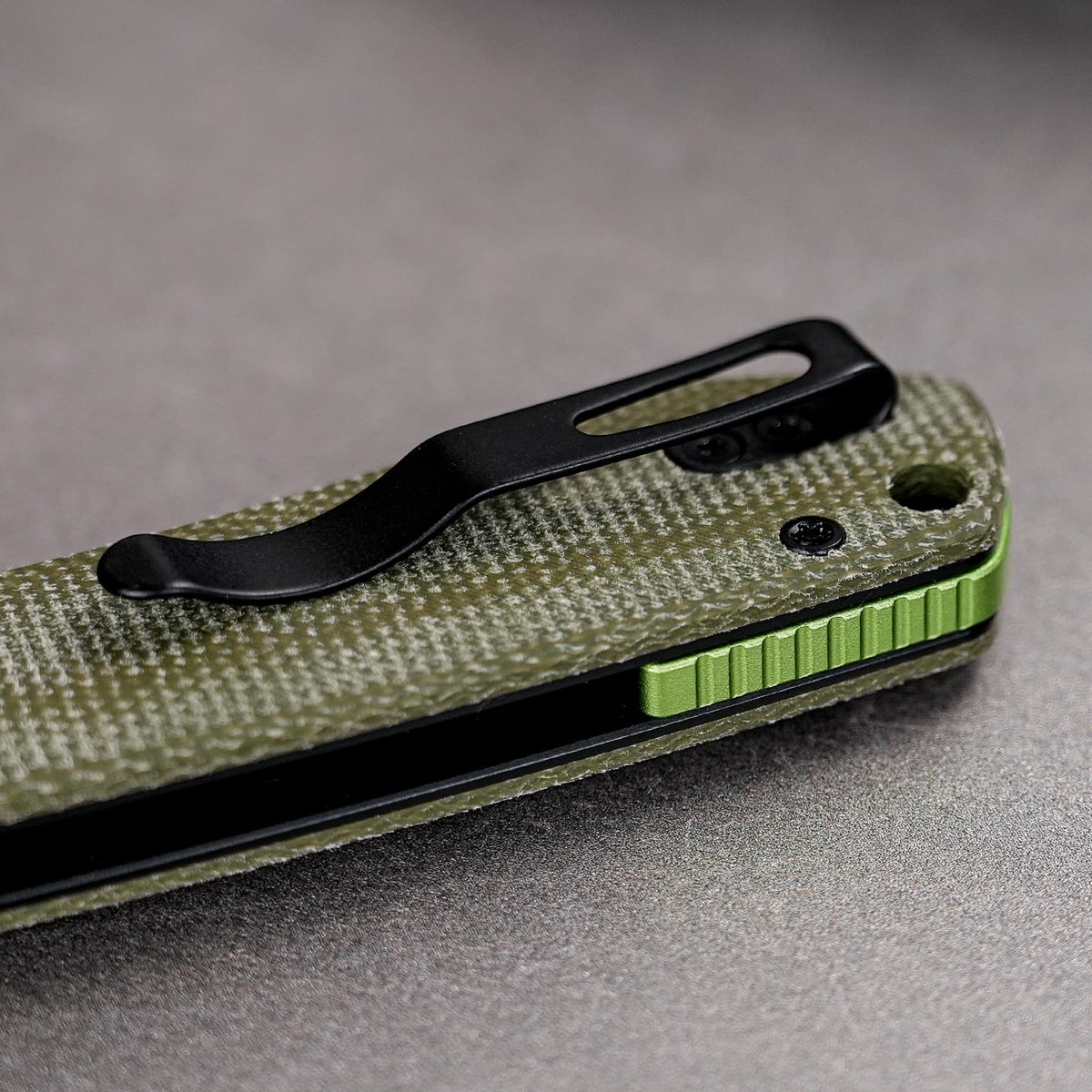 Raccoon Crossbar 2.0 ModSwap™ | Green Micarta + Copper Dune Nitro-V - A4905
