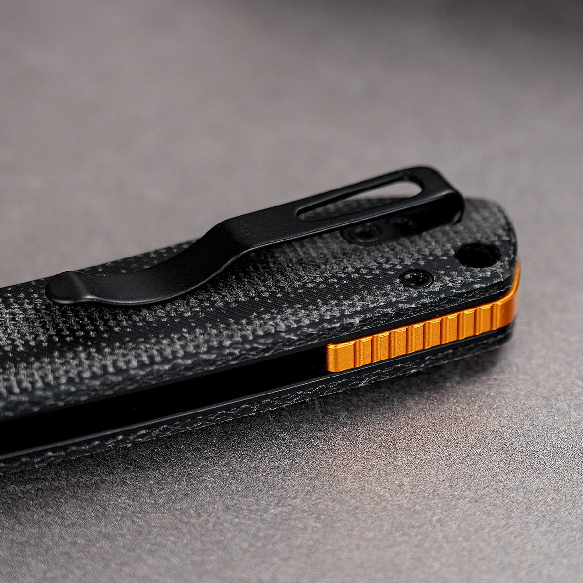 Raccoon Crossbar 2.0 ModSwap™ | Black Micarta + Stonewash Nitro-V - A4906