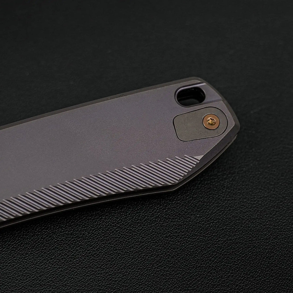 Raccoon TiSlim™ | Dark Red/Purple Ti + Copper Dune 154CM