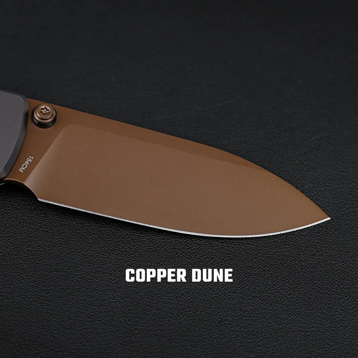 Raccoon TiSlim™ | Dark Red/Purple Ti + Copper Dune 154CM