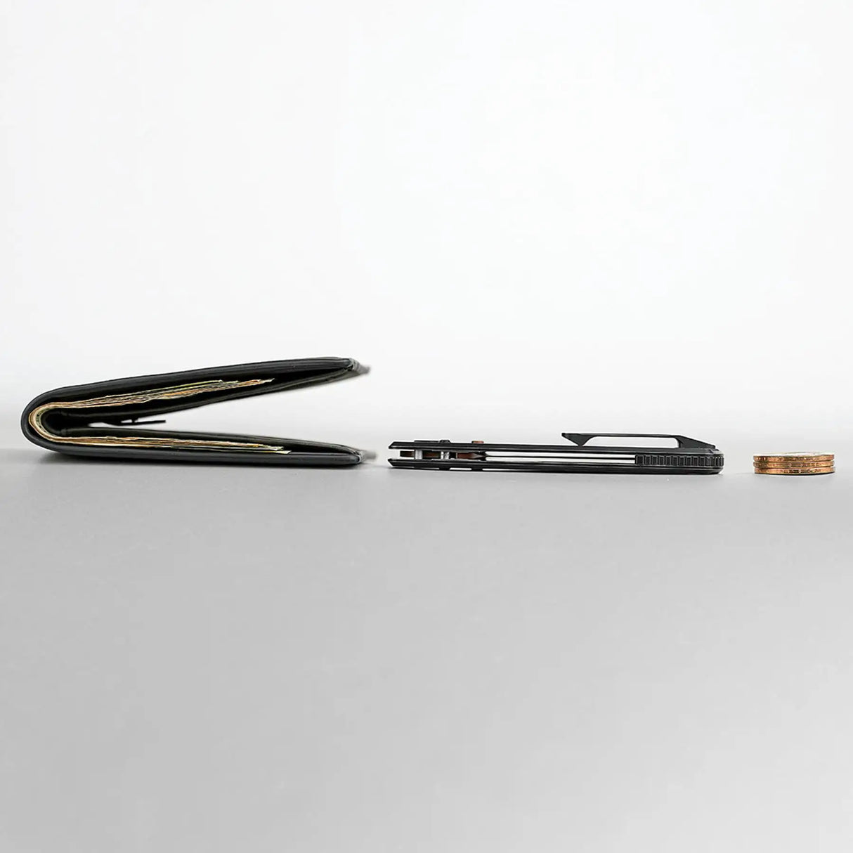 Raccoon TiSlim™ | Black Ti + Copper Dune 154CM