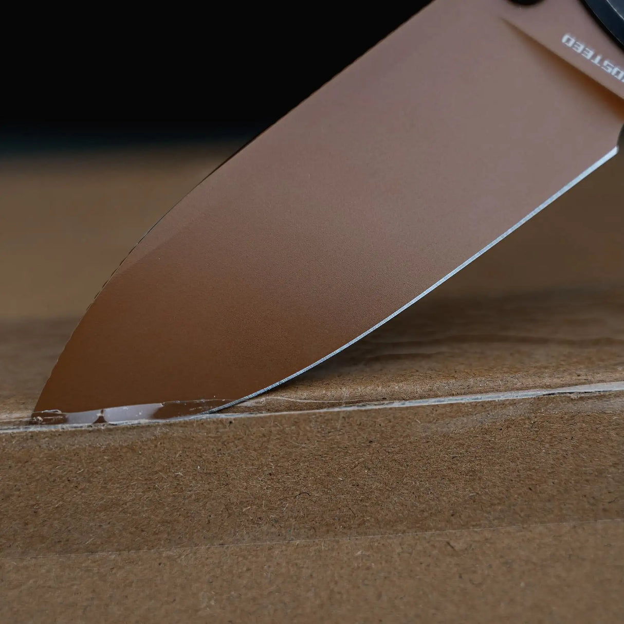 Raccoon TiSlim™ | Black Ti + Copper Dune 154CM