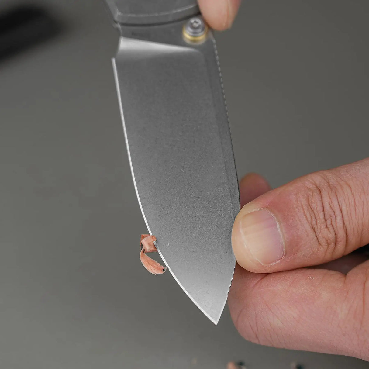 Raccoon TiSlim™ | Acid Wash Grey Ti + Stonewash S35VN