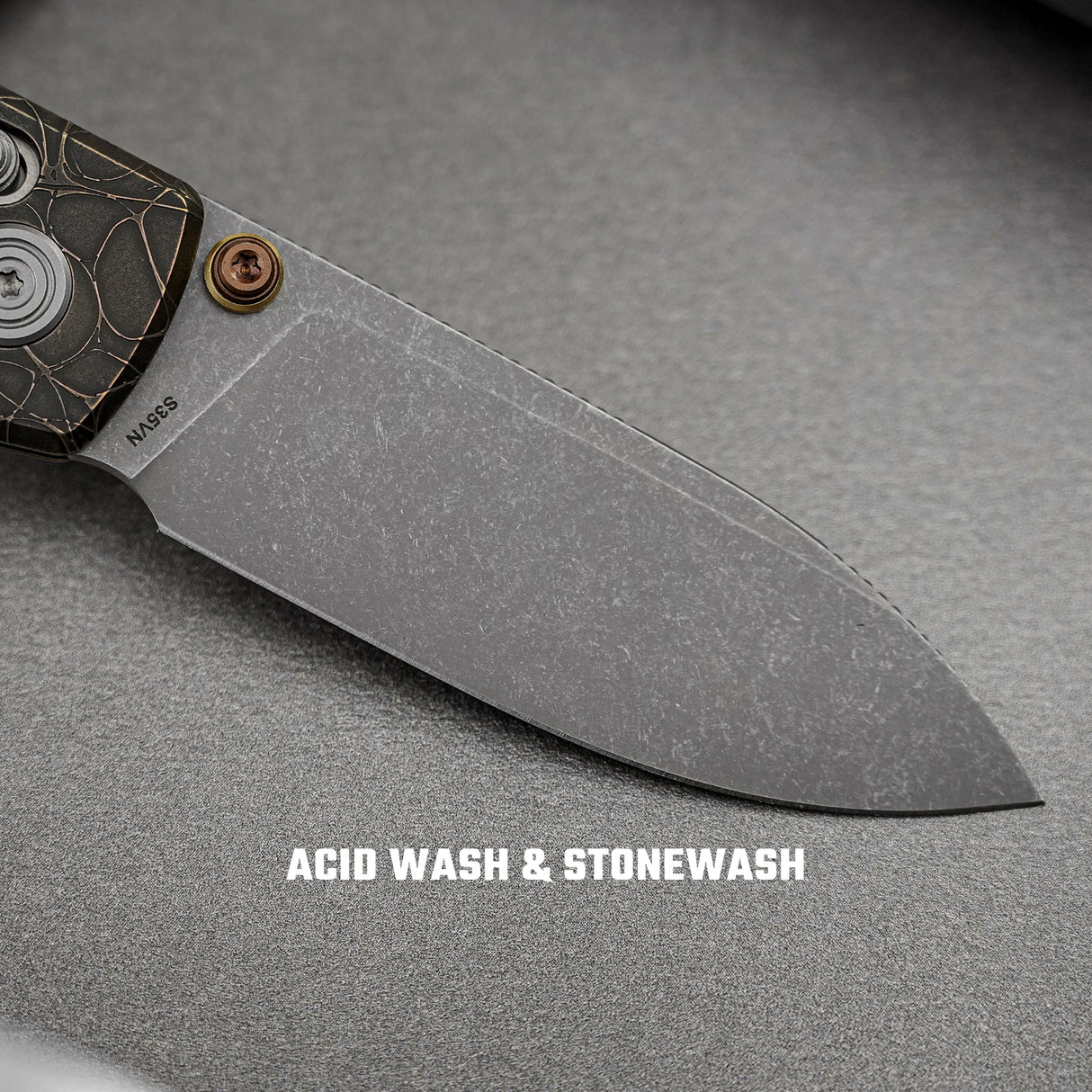 Raccoon TiSlim | Acid Wash Copper Ti + Acid Stonewash S35VN