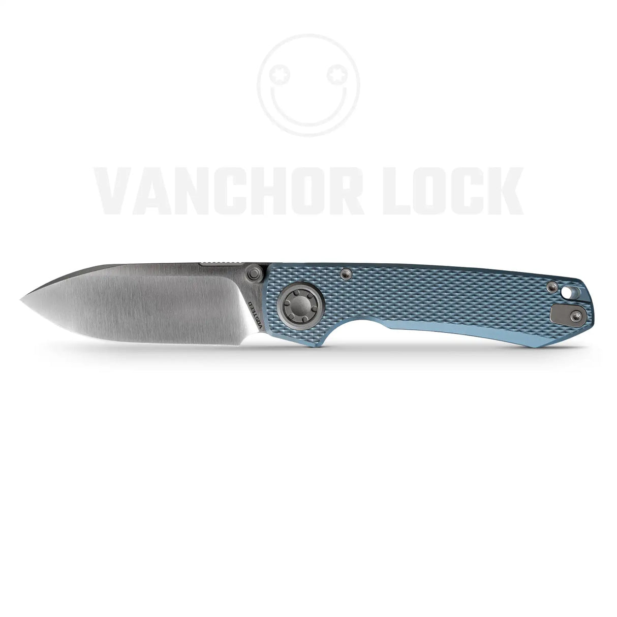 Raccoon V | Blue Titanium + Satin Blade