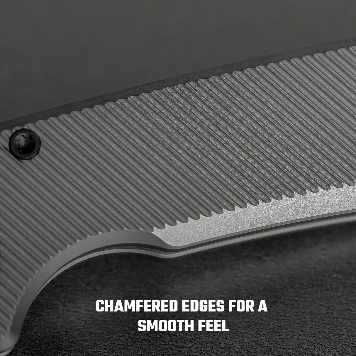 Raccoon V | Grey Titanium + Blackwashed Blade