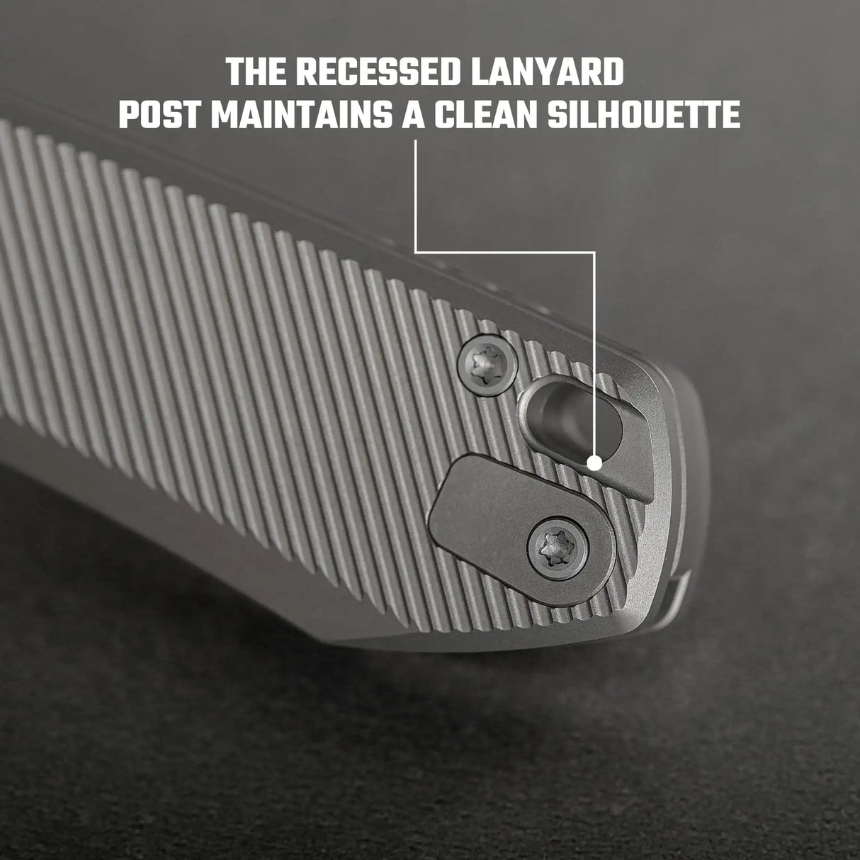 Raccoon V | Dim Grey Titanium + Satin Blade