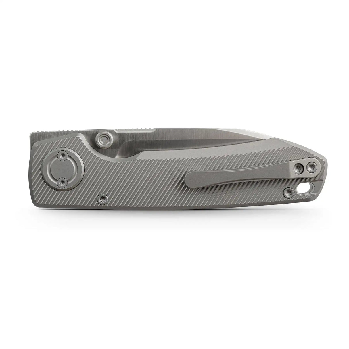 Raccoon V | Dim Grey Titanium + Satin Blade