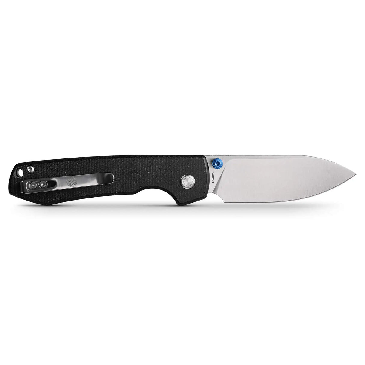 Raccoon - Top Liner Lock | Black Micarta + 14C28N Drop Point - A2903