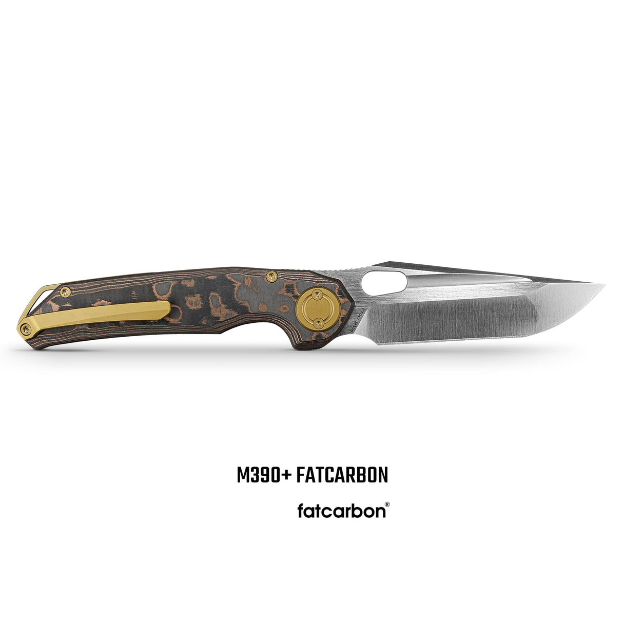 Thunderbird V | FatCarbon Copper Camo + Dual Satin & Bead Blast M390 - A0321