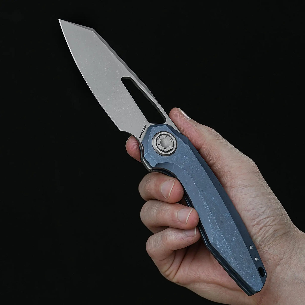 Thunderbeast | Blue Ti + Bead Blast/SW M390 - A4303