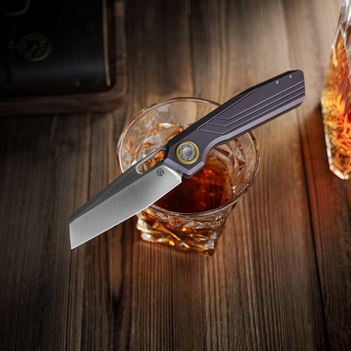 Xeno | Dark Red-Purple Ti + Satin Vanax