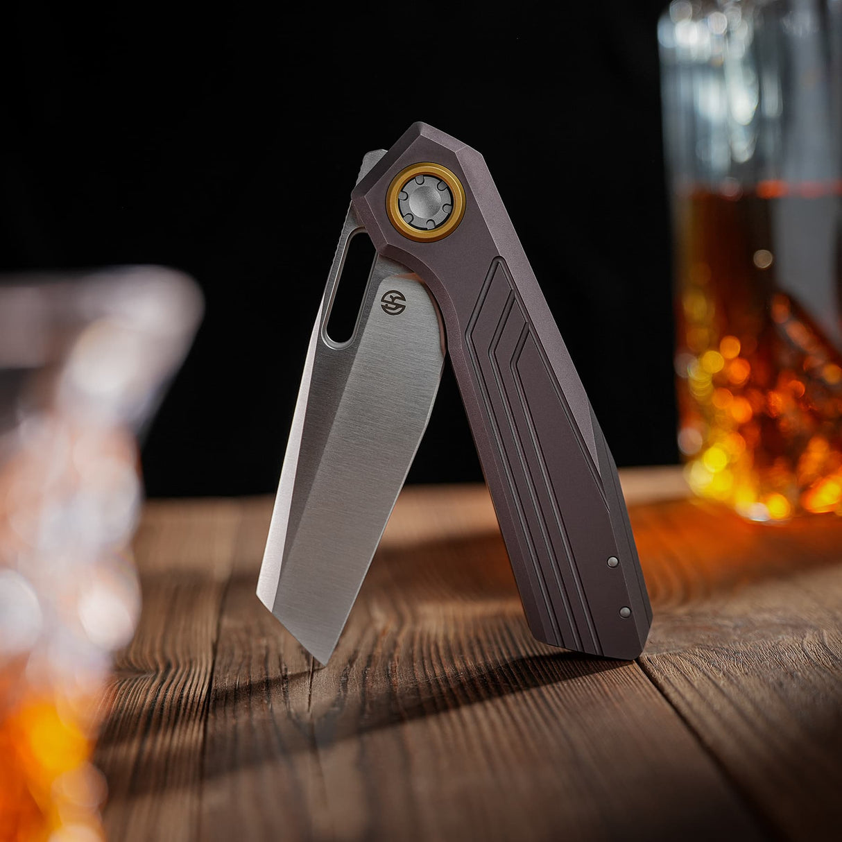 Xeno | Dark Red-Purple Ti + Satin Vanax