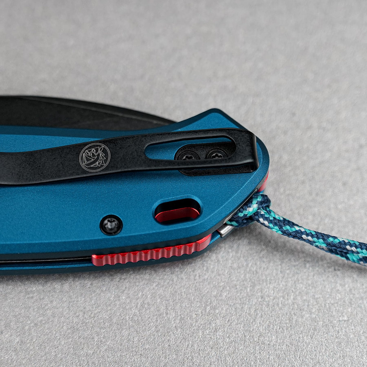 Zander - Vanchor Lock® | Steel Blue Aluminium + Blackwash S35VN - A4603