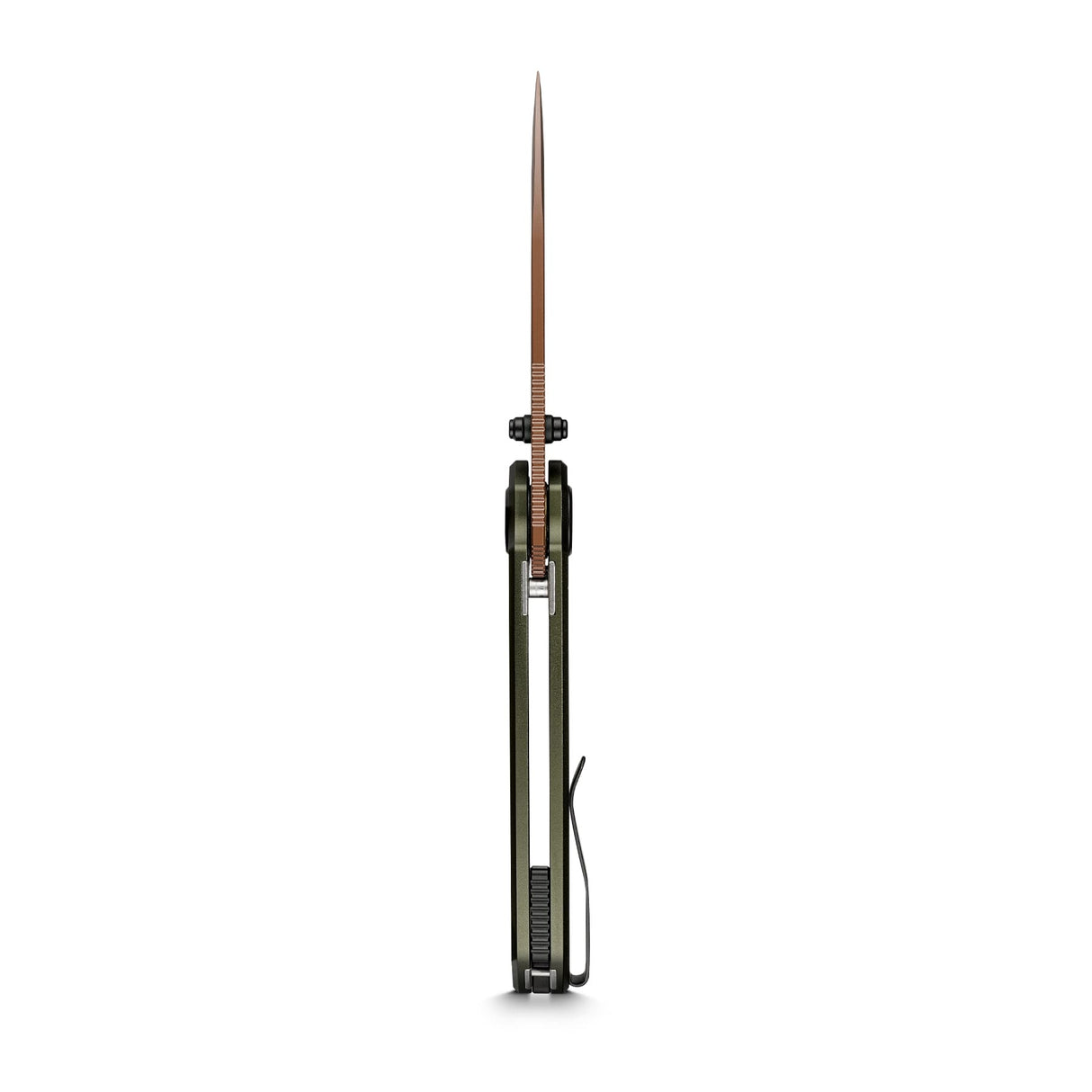 Zander - Vanchor Lock® | Olive Green Aluminium + Coper Dune S35VN - A4604