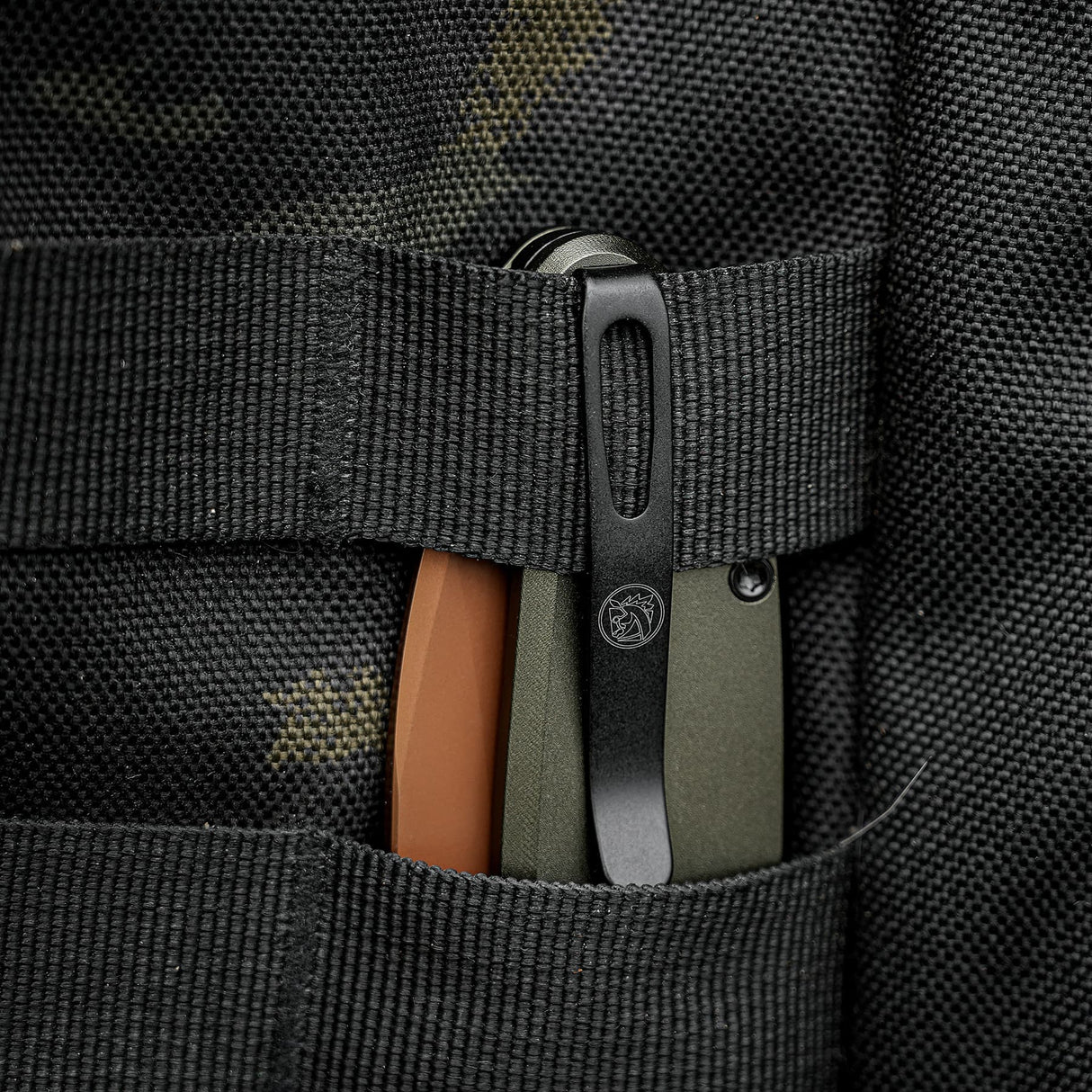 Zander - Vanchor Lock® | Olive Green Aluminium + Coper Dune S35VN - A4604