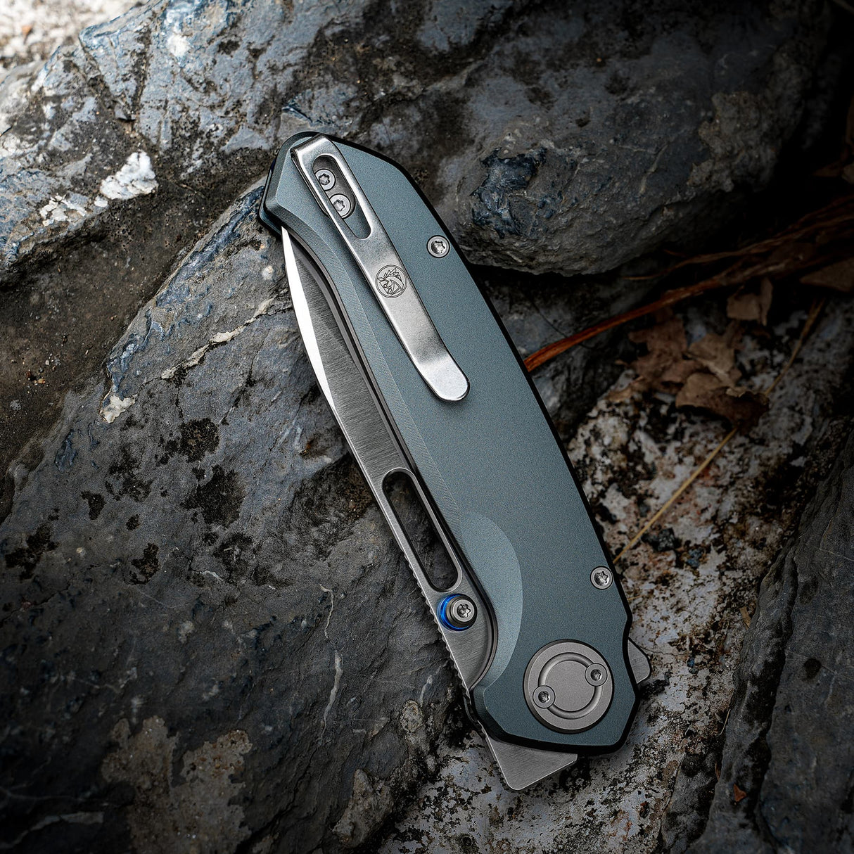 Zander - Vanchor Lock® | Grey Aluminium + Satin S35VN - A4605