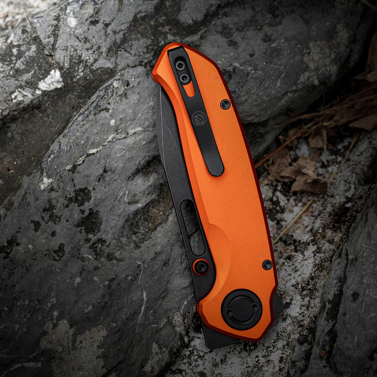 Zander - Vanchor Lock® | Orange Aluminium + Blackwash S35VN - A4606